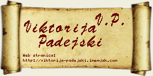 Viktorija Padejski vizit kartica